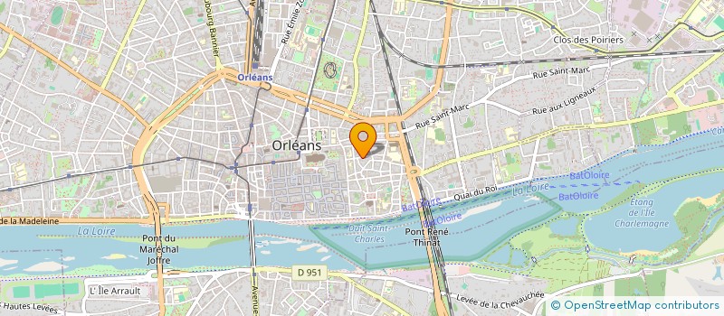 localisation de l'entreprise GUENOIS - KUHNHOLTZ LORDAT  ORLEANS