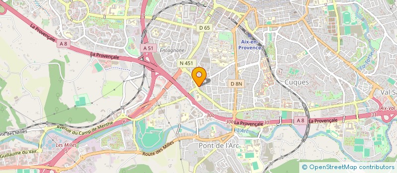 localisation de l'entreprise GUENOLE à AIX-EN-PROVENCE