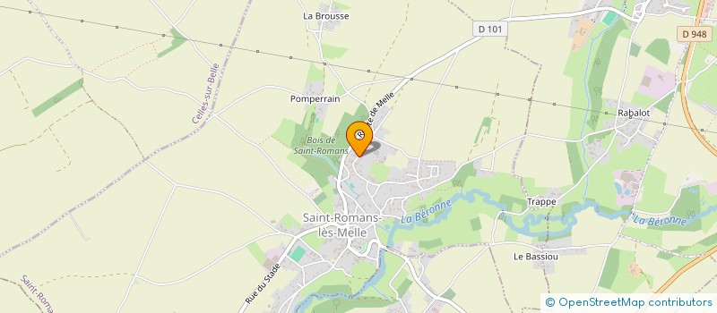 localisation de l'entreprise GUENON.J RENOVATION  SAINT-ROMANS-LES-MELLE