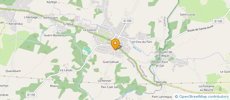 localisation de l'entreprise GUENOPTIC'  PLUNERET