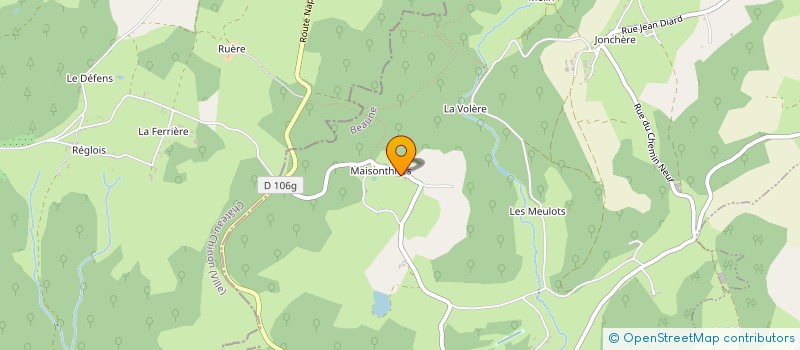 localisation de l'entreprise GUENOT  BLANOT