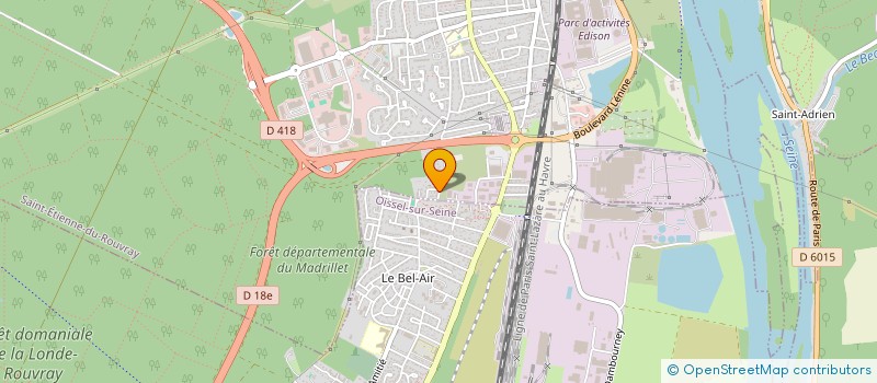 localisation de l'entreprise GUENOUCHE ABDEL  LE PETIT-QUEVILLY