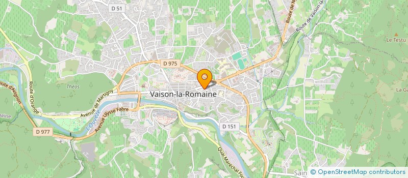 localisation de l'entreprise GUENS  VAISON-LA-ROMAINE