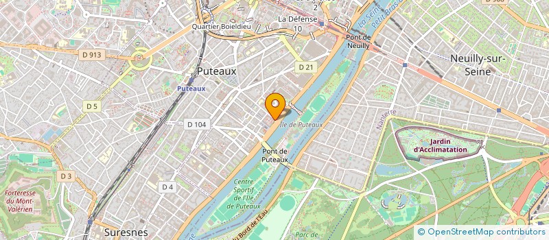 localisation de l'entreprise GUENS CONSULTING  PUTEAUX