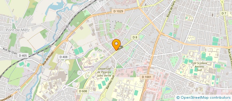 localisation de l'entreprise GUENS1 à AMIENS
