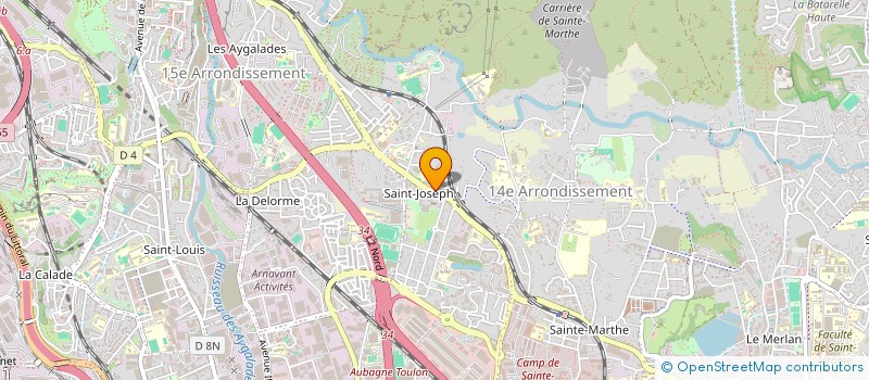 localisation de l'entreprise GUENTCH à MARSEILLE