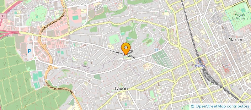 localisation de l'entreprise GUENWAY  NANCY