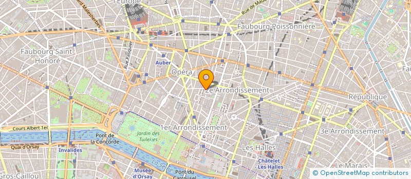 localisation de l'entreprise GUENZI ET COMPAGNIE à PARIS