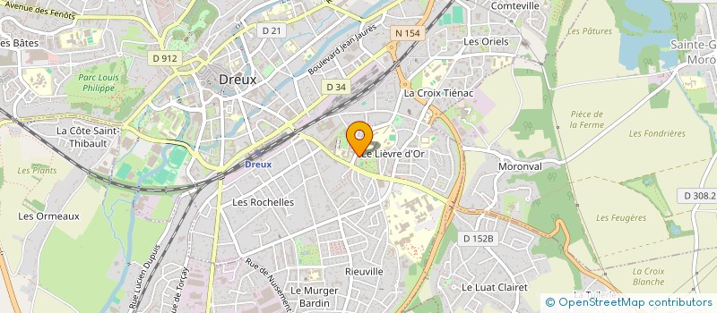 localisation de l'entreprise GUEPAR SECURITE SARL à DREUX