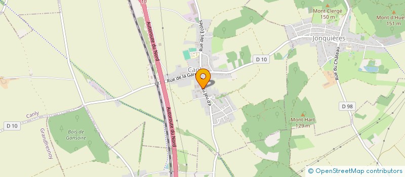 localisation de l'entreprise GUEPARD LIVRAISON à CANLY