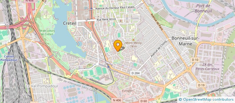 localisation de l'entreprise GUEPARD PROTECTION PRIVEE SARL  CRETEIL