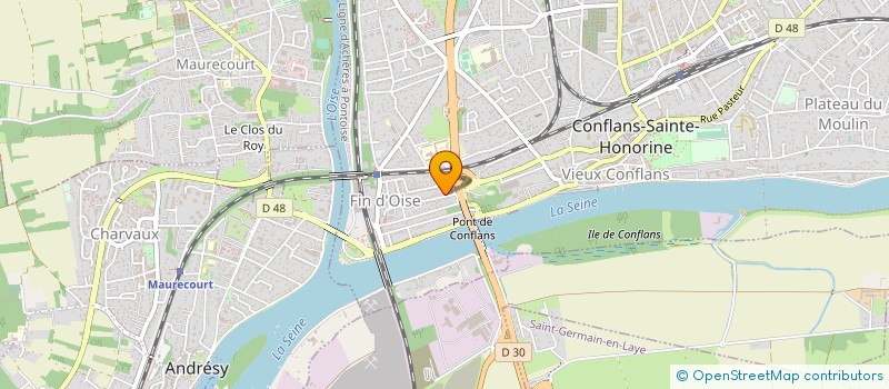 localisation de l'entreprise GUEPARD TRANSPORT FLUVIAL  LA HALLOTIERE