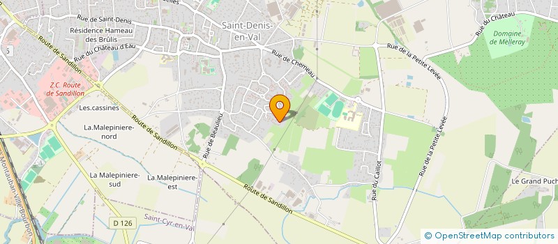 localisation de l'entreprise GUEPIN EXPERTISE CONSEIL  SAINT-DENIS-EN-VAL