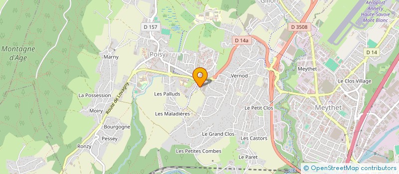 localisation de l'entreprise GUEPRATTE PIERRE MAISON GERARD à POISY