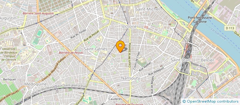 localisation de l'entreprise GUER-DOUX IMMO  BORDEAUX