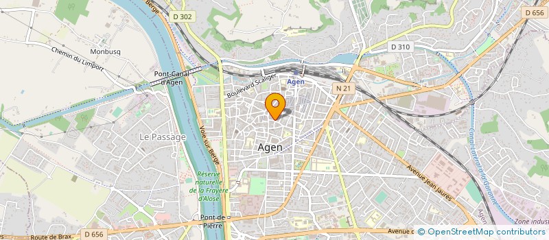 localisation de l'entreprise GUER IN TOWN à AGEN