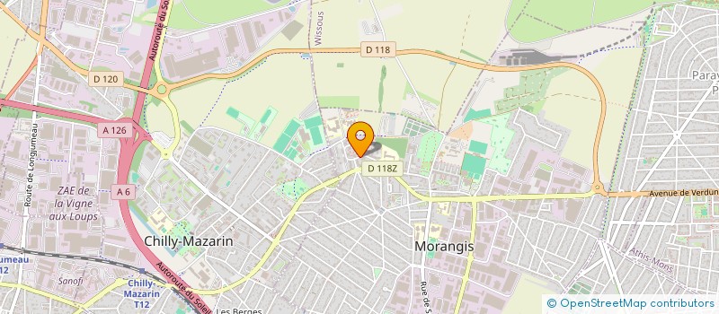 localisation de l'entreprise GUERANDATHIS à MORANGIS