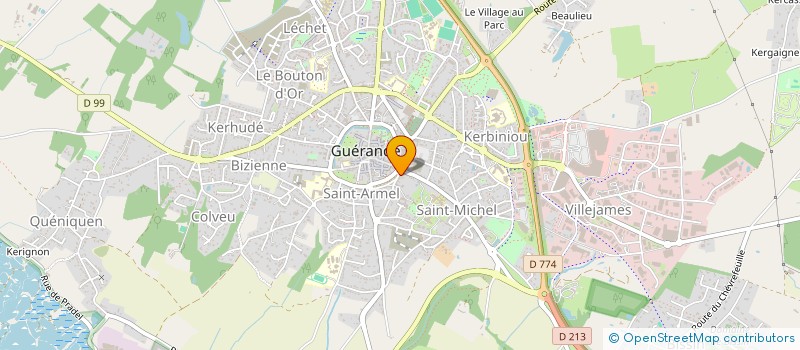 localisation de l'entreprise GUERANDE  GUERANDE