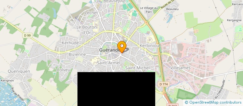 localisation de l'entreprise GUERANDE ATLANTIQUE PARC ACT VILLEJAMES  GUERANDE