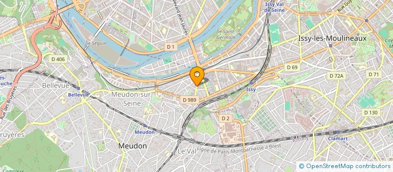 localisation de l'entreprise GUERARD CONSULTING à ISSY-LES-MOULINEAUX