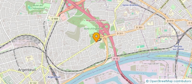 localisation de l'entreprise GUERARD LUXURY  ARGENTEUIL