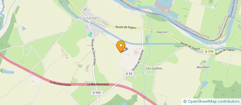 localisation de l'entreprise GUERAUD  PIERREFITTE-SUR-LOIRE