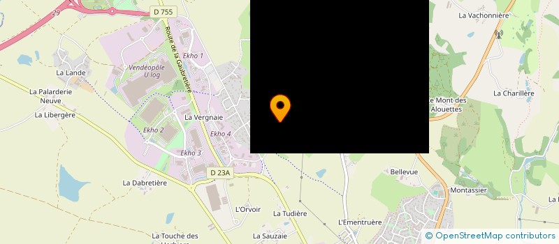localisation de l'entreprise GUERAULT-LOPEZ à LES HERBIERS