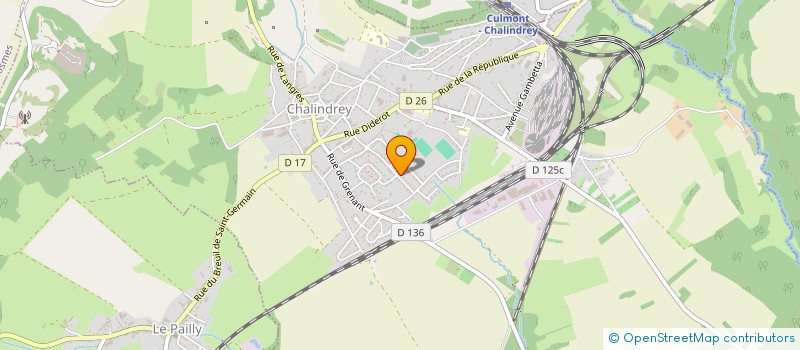 localisation de l'entreprise GUERDNER RECYCLAGE à CHALINDREY