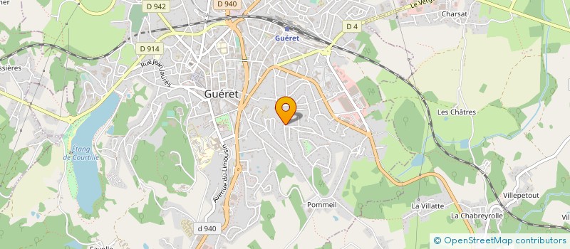 localisation de l'entreprise GUERET AUTO PASSION GAP à GUERET