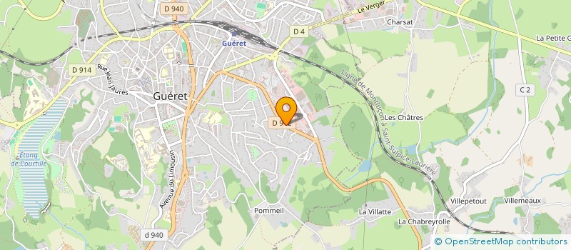 localisation de l'entreprise GUERET PATCHWORK  GUERET