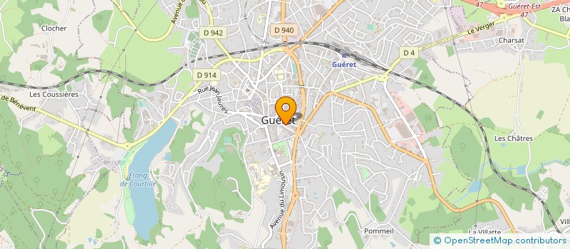 localisation de l'entreprise GUERETFLEURS à LUPERSAT