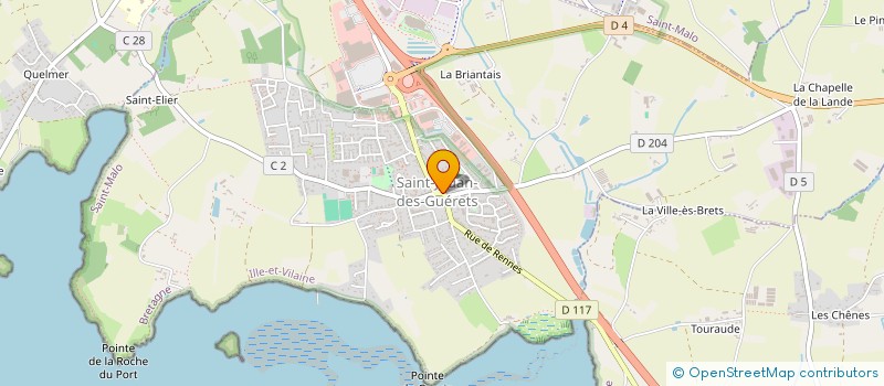 localisation de l'entreprise GUERETS EN FETE  SAINT-JOUAN-DES-GUERETS