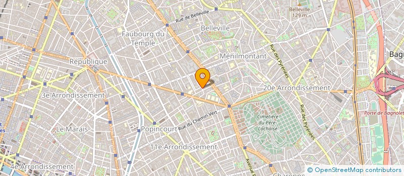 localisation de l'entreprise GUERGOUE à PARIS
