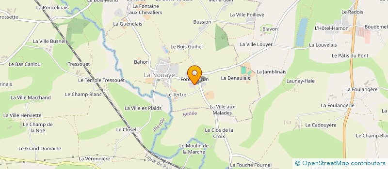 localisation de l'entreprise GUERIAL  LA NOUAYE