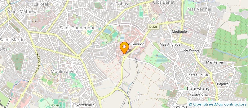 localisation de l'entreprise GUERIDO  CABESTANY