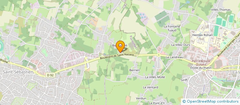 localisation de l'entreprise GUERIF - 72 à PORNICHET