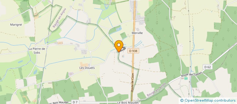 localisation de l'entreprise GUERIMMO  BAUGE-EN-ANJOU