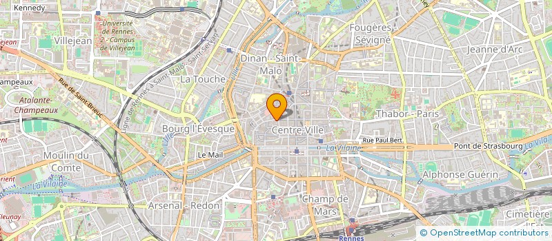 localisation de l'entreprise GUERIN à RENNES
