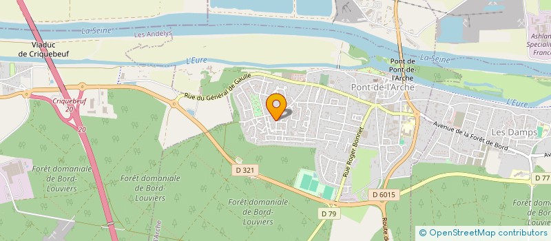 localisation de l'entreprise GUERIN  PONT-DE-L'ARCHE