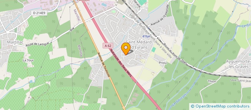 localisation de l'entreprise GUERIN  SAINT-MORILLON