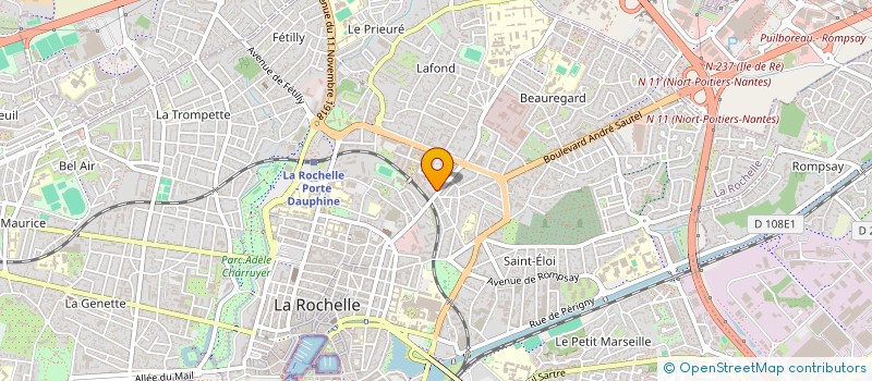 localisation de l'entreprise GUERIN ARLAUX à LA ROCHELLE