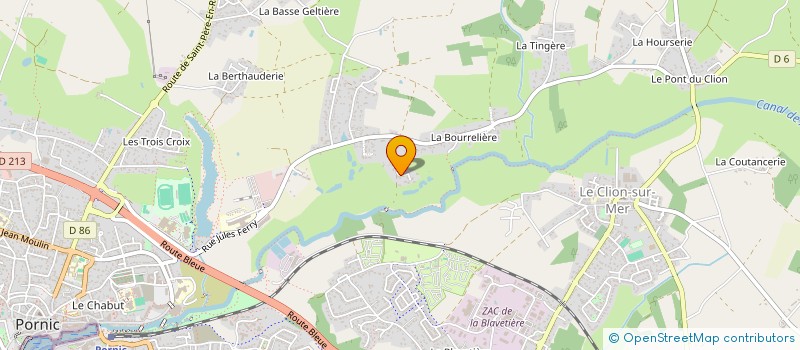 localisation de l'entreprise GUERIN CHRISTIAN à PORNIC