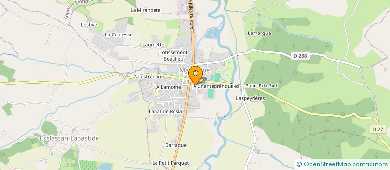 localisation de l'entreprise GUERIN COURTAGE  MASSEUBE