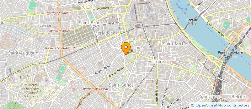 localisation de l'entreprise GUERIN - DARMAILLAC  BORDEAUX