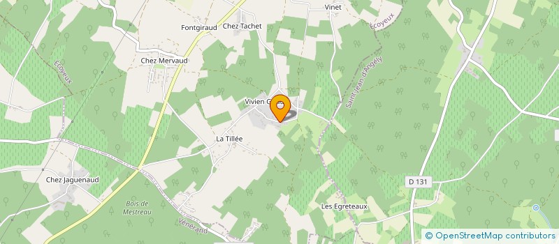 localisation de l'entreprise GUERIN ELECTRICITE PLOMBERIE  ECOYEUX