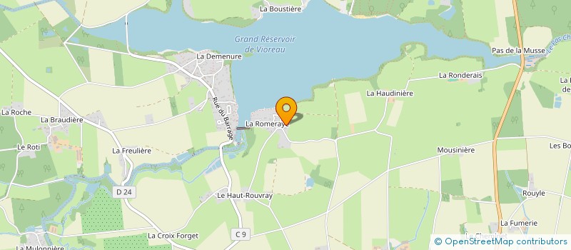 localisation de l'entreprise GUERIN ENERGY  JOUE-SUR-ERDRE