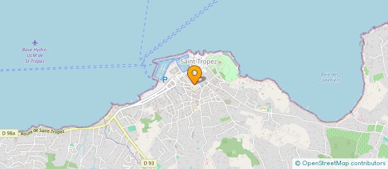 localisation de l'entreprise GUERIN ET COMPAGNIE à SAINT-TROPEZ