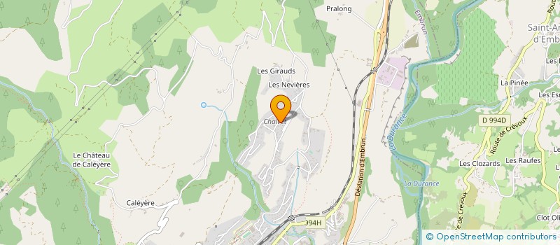 localisation de l'entreprise GUERIN ET EYMIN  LES ORRES