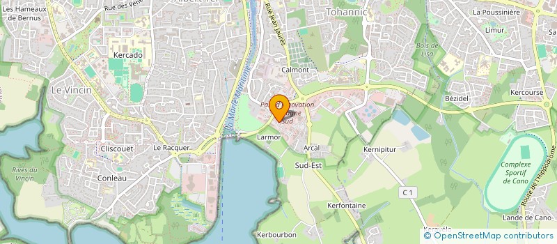 localisation de l'entreprise GUERIN FINANCIERE  MONTERBLANC