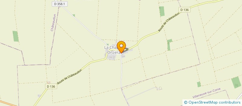 localisation de l'entreprise GUERIN GILLES à LA CHAPELLE-ONZERAIN